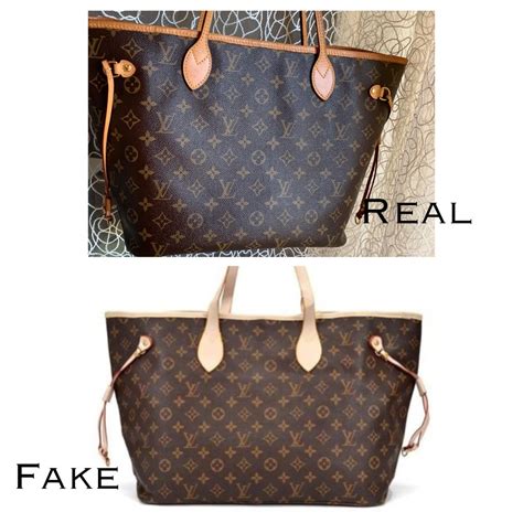 louis vuitton fake bags vs real|faux louis vuitton neverfull bag.